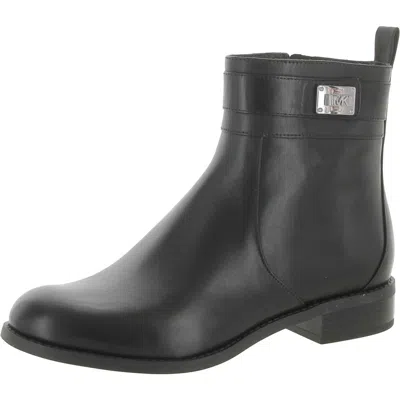 MICHAEL MICHAEL KORS PADMA WOMENS LEATHER ANKLE BOOTIES