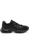 Michael Michael Kors Panelled Low-top Sneakers In Black