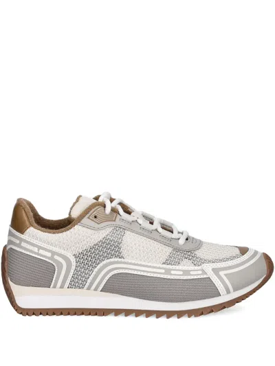 Michael Michael Kors Panelled Sneakers In White