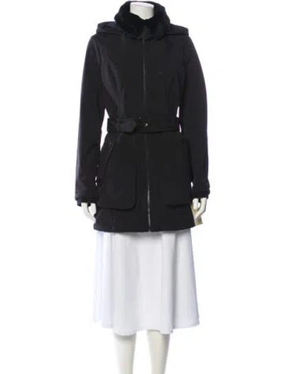 Pre-owned Michael Michael Kors Parka In Black