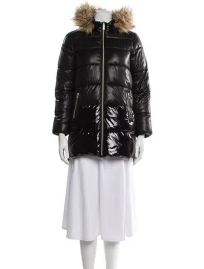 Pre-owned Michael Michael Kors Parka In Black