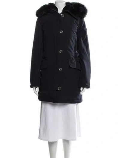 Pre-owned Michael Michael Kors Parka In Blue