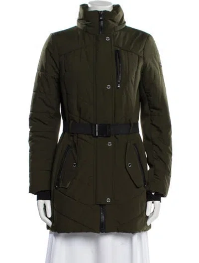 Pre-owned Michael Michael Kors Parka In Green