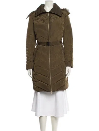 Pre-owned Michael Michael Kors Parka In Green
