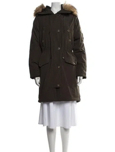 Pre-owned Michael Michael Kors Parka In Green