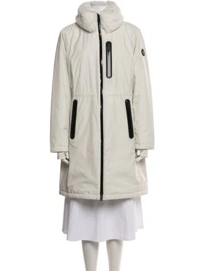 Pre-owned Michael Michael Kors Parka In Neutrals