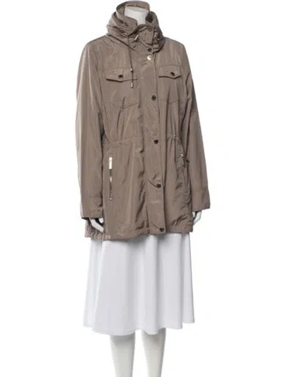 Pre-owned Michael Michael Kors Parka In Neutrals