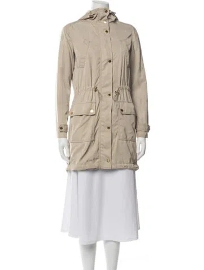 Pre-owned Michael Michael Kors Parka In Neutrals