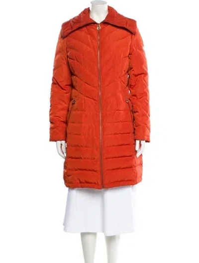 Pre-owned Michael Michael Kors Parka In Orange