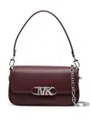 Michael Michael Kors Parker Leather Shoulder Bag In Red