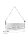 Michael Michael Kors Parker Shoulder Bag In Leather In Metallic