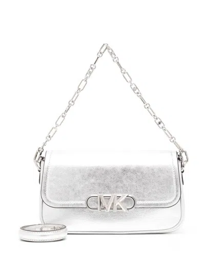 Michael Michael Kors Parker Shoulder Bag In Leather In Metallic