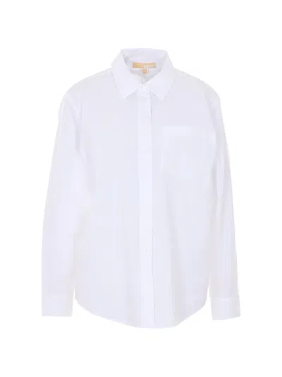 Michael Michael Kors White Shirt With Frontal Buttons Closure