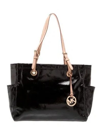 Pre-owned Michael Michael Kors Patent Leather Shoulder Bag