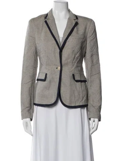 Pre-owned Michael Michael Kors Patterned Blazer In Multi