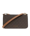 Michael Michael Kors Patterned Shoulder Bag In Brown