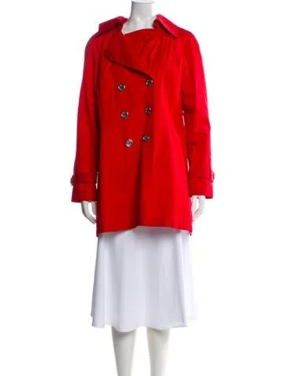 Pre-owned Michael Michael Kors Peacoat In Red