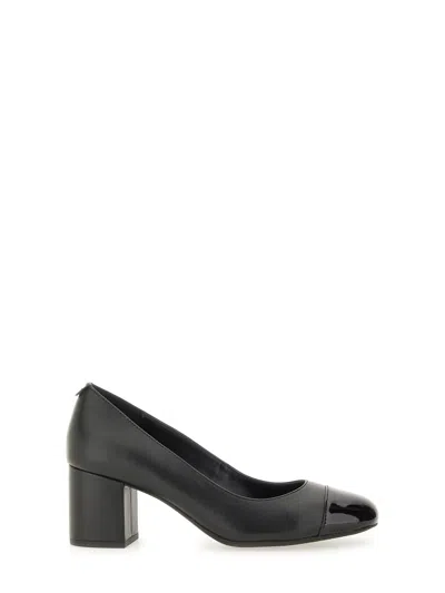 Michael Michael Kors "pearl Flex" Leather Pumps In Black