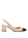 Michael Michael Kors Perla Slingback Pumps In Light Pink