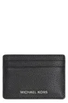 Michael Michael Kors Pebbled Calfskin Card Holder