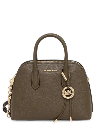 Michael Michael Kors Pebbled Leather Tote Bag In Brown