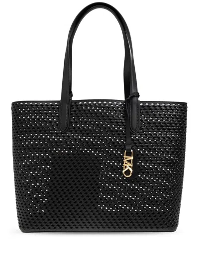 Michael Michael Kors Perforated Black Xl Tote