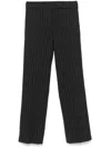 Michael Michael Kors Pinstriped Trousers In Grey