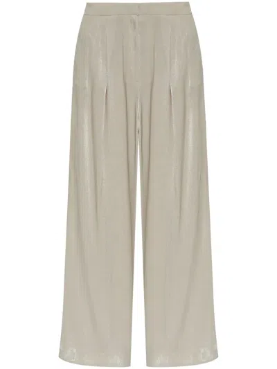 Michael Michael Kors Pintuck Detailing Trousers In Gold
