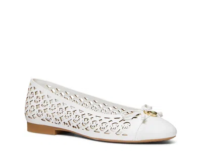 Michael Michael Kors Piper Flex Ballet Flat In Neutral