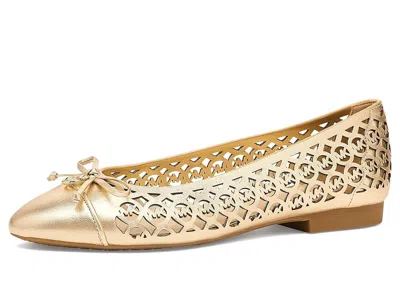 Michael Michael Kors Piper Flex Ballet In Gold