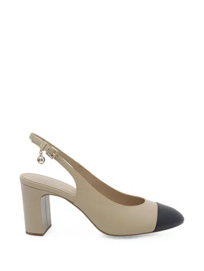 Michael Michael Kors Piper Flex Cap-toe Slingback-strap Heeled Pumps In Multi