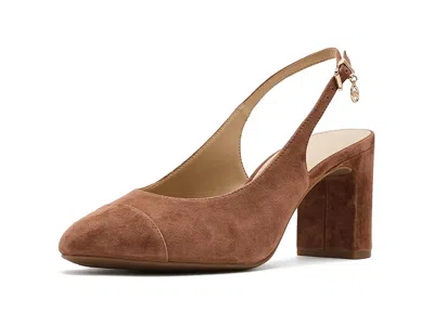 Michael Michael Kors Piper Flex Sling Pumps Women's Shoes Luggage: 8.5 M In Brown