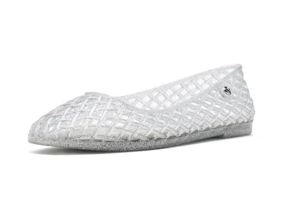 Michael Michael Kors Pixie Jelly Ballet In Silver