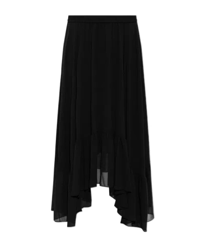 Michael Michael Kors Pleated Skirt In Black