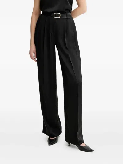Michael Michael Kors Pleated Trousers In Black
