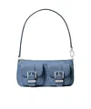 Michael Michael Kors Pochette Zoe Piccola In Denim In Blue