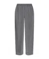 Michael Michael Kors Chevron-print Trousers In Gray