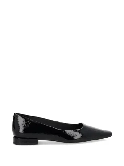 Michael Michael Kors Pointed Ballet Flats In Black