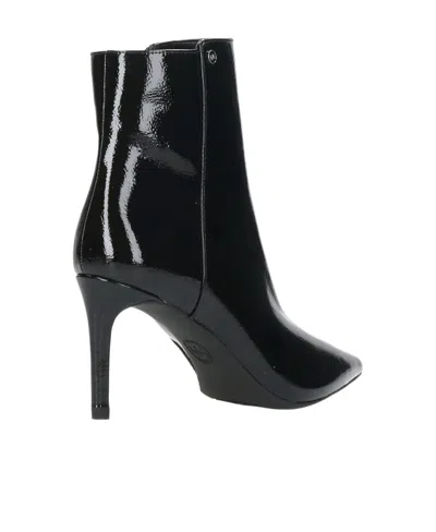 Michael Michael Kors Pointed Faux-leather 120mm Boots In Black
