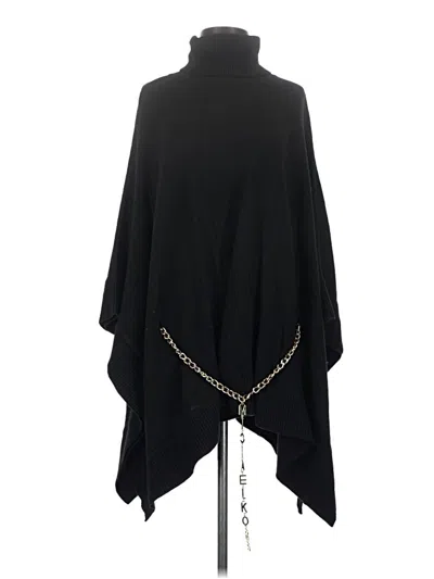 Pre-owned Michael Michael Kors Poncho In Black