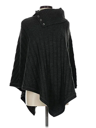 Pre-owned Michael Michael Kors Poncho In Gray