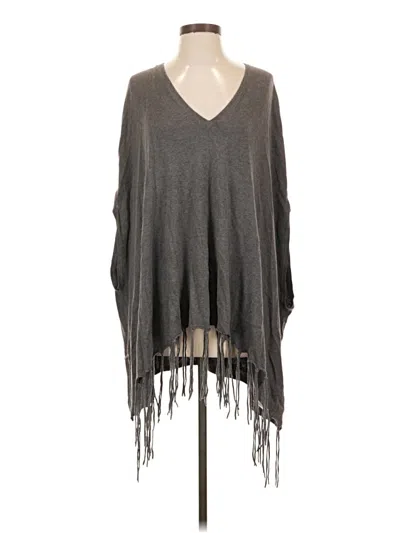 Pre-owned Michael Michael Kors Poncho In Gray