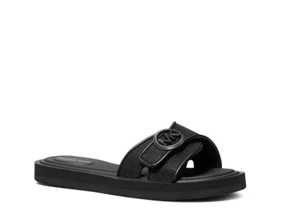 Michael Michael Kors Pool Slide Sandal In Black
