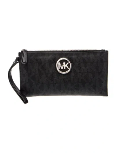 Pre-owned Michael Michael Kors Pouch In Black
