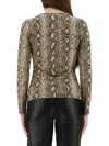 Michael Michael Kors Powder Recycled Viscose Tops In Green