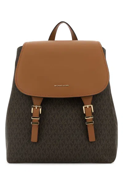 Michael Michael Kors Printed Canvas Backpack