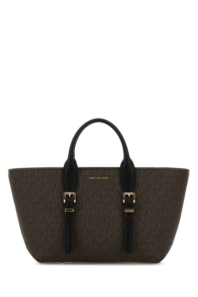 MICHAEL MICHAEL KORS MICHAEL MICHAEL KORS PRINTED CANVAS MOORE SHOPPING BAG