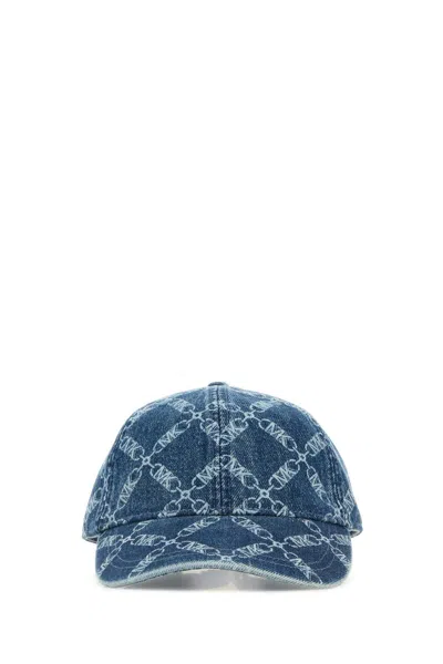 MICHAEL MICHAEL KORS MICHAEL MICHAEL KORS PRINTED DENIM BASEBALL CAP