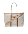 Michael Michael Kors Printed Handbag In White