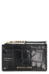 Michael Michael Kors Printed Leather Card Holder